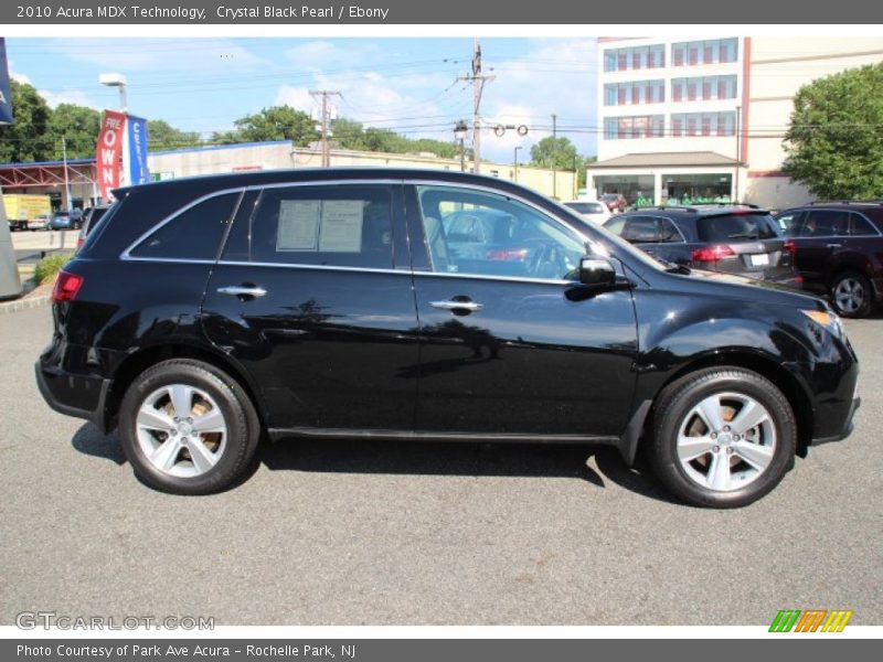 Crystal Black Pearl / Ebony 2010 Acura MDX Technology