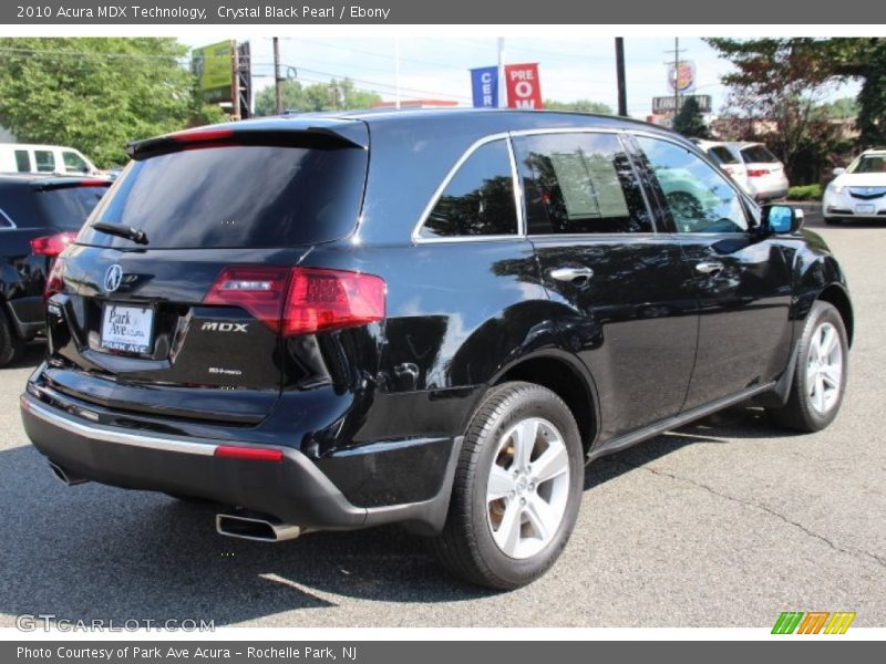 Crystal Black Pearl / Ebony 2010 Acura MDX Technology