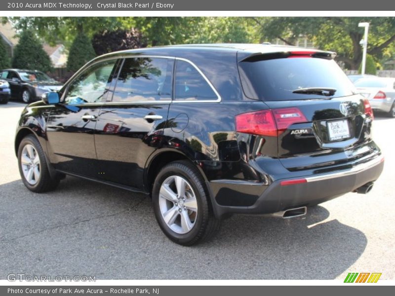 Crystal Black Pearl / Ebony 2010 Acura MDX Technology