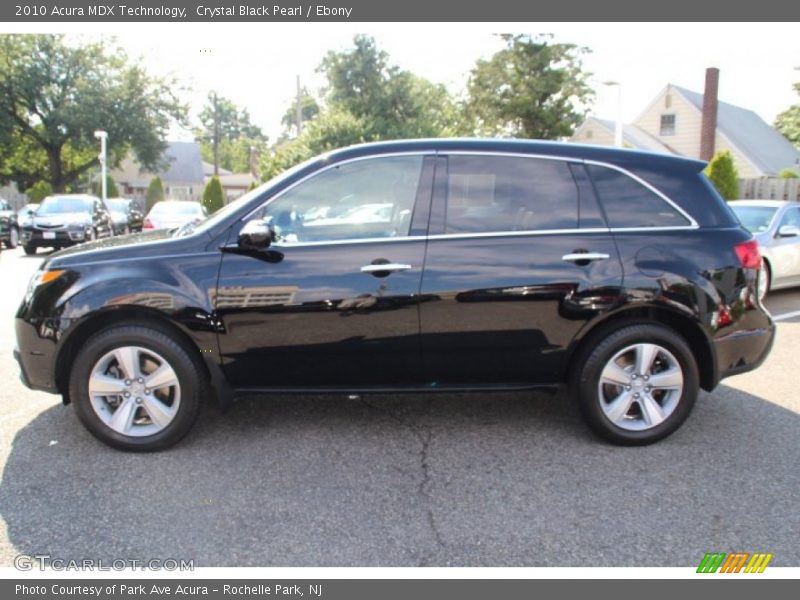 Crystal Black Pearl / Ebony 2010 Acura MDX Technology