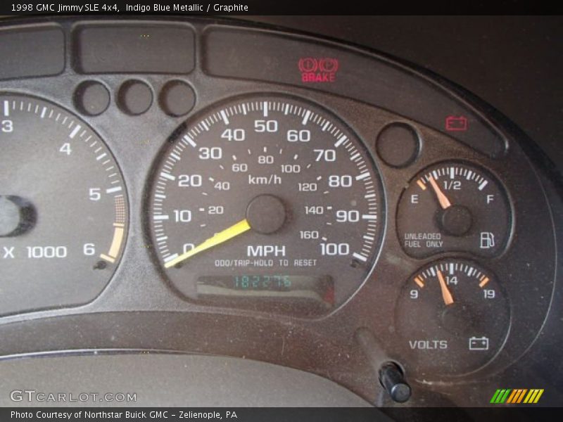 Indigo Blue Metallic / Graphite 1998 GMC Jimmy SLE 4x4