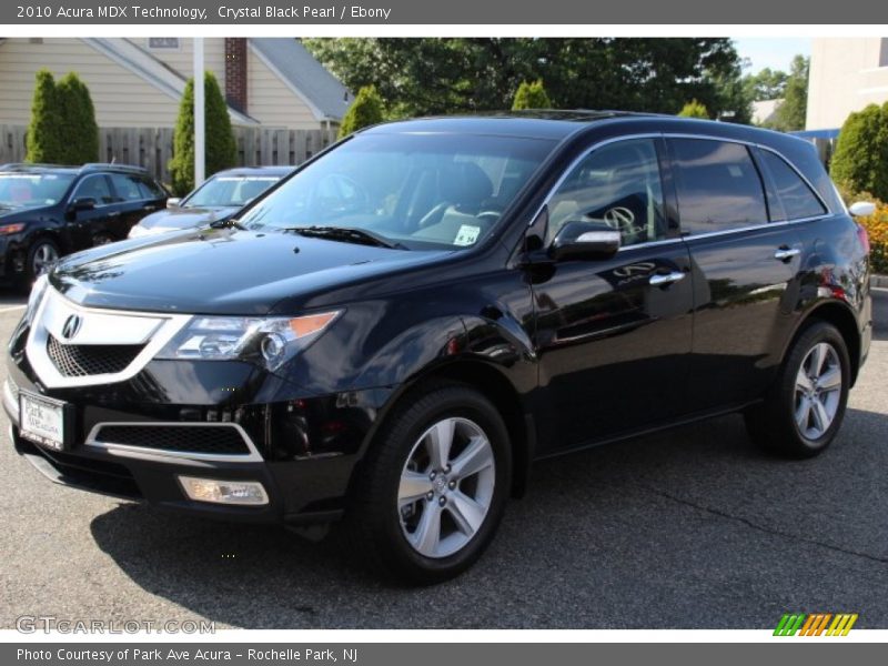 Crystal Black Pearl / Ebony 2010 Acura MDX Technology