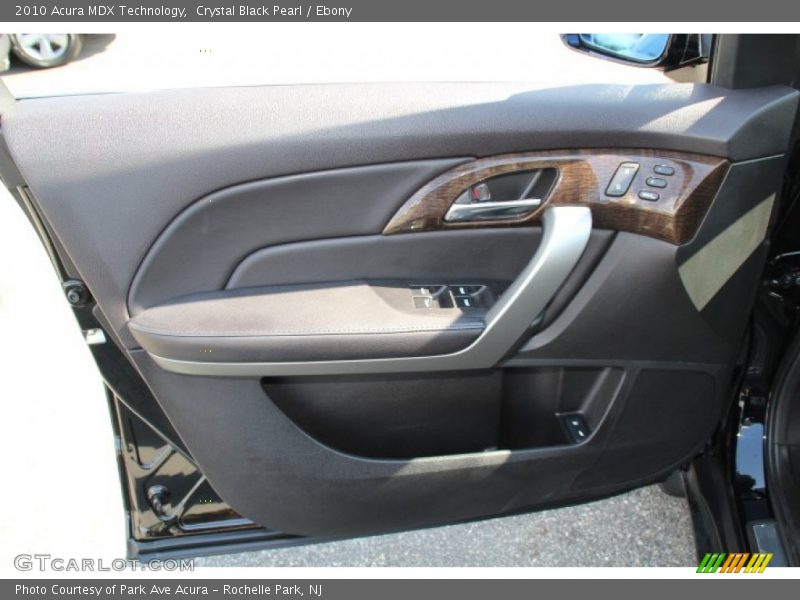 Crystal Black Pearl / Ebony 2010 Acura MDX Technology