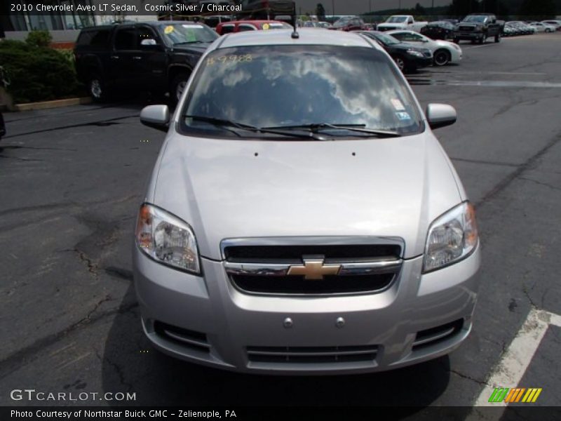 Cosmic Silver / Charcoal 2010 Chevrolet Aveo LT Sedan