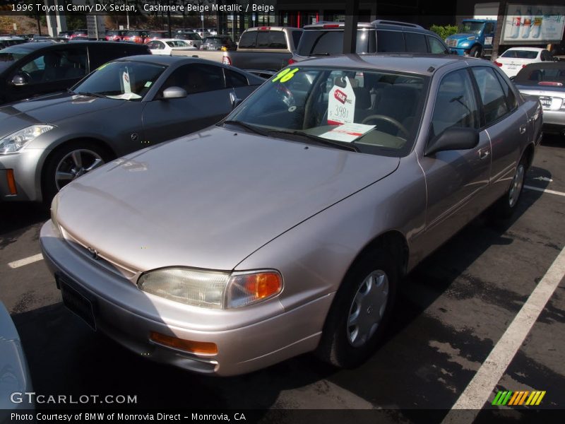 Cashmere Beige Metallic / Beige 1996 Toyota Camry DX Sedan