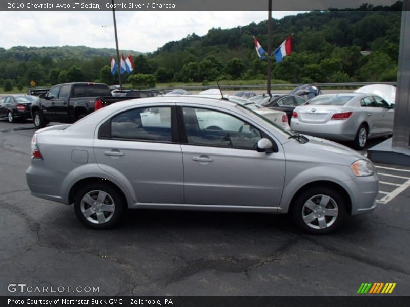 Cosmic Silver / Charcoal 2010 Chevrolet Aveo LT Sedan
