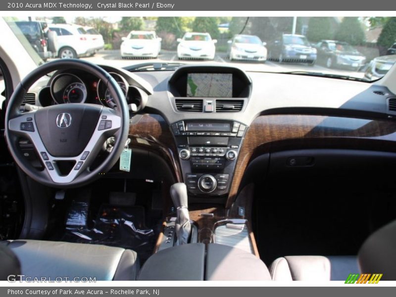 Crystal Black Pearl / Ebony 2010 Acura MDX Technology