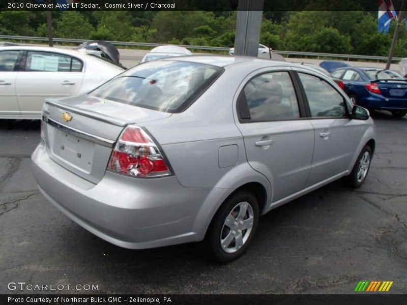 Cosmic Silver / Charcoal 2010 Chevrolet Aveo LT Sedan