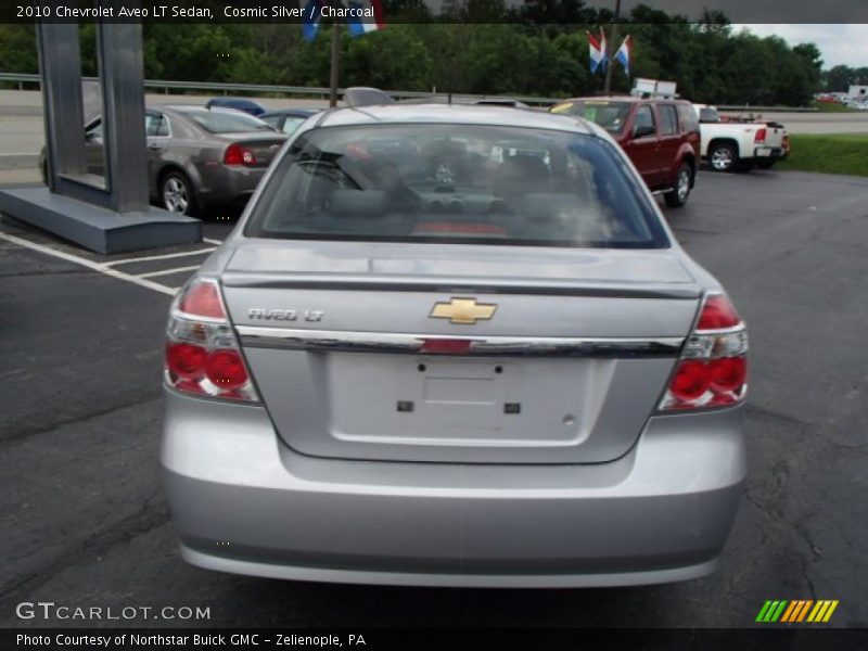 Cosmic Silver / Charcoal 2010 Chevrolet Aveo LT Sedan