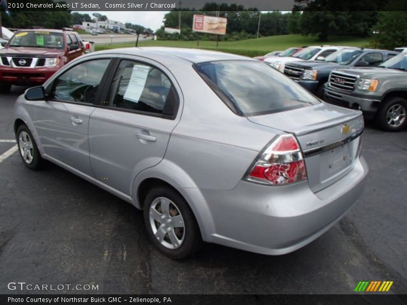 Cosmic Silver / Charcoal 2010 Chevrolet Aveo LT Sedan