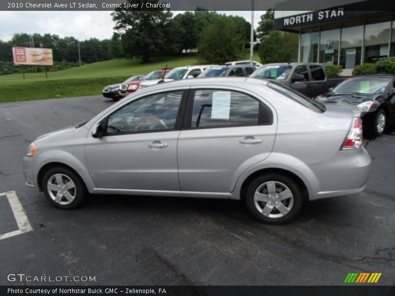 Cosmic Silver / Charcoal 2010 Chevrolet Aveo LT Sedan