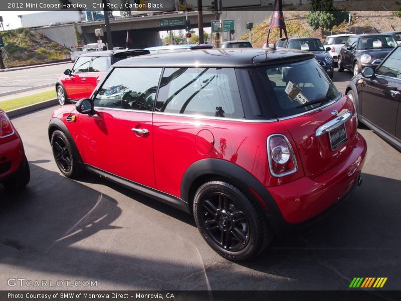 Chili Red / Carbon Black 2012 Mini Cooper Hardtop