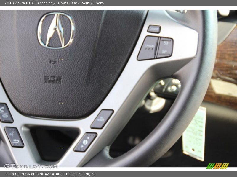 Crystal Black Pearl / Ebony 2010 Acura MDX Technology