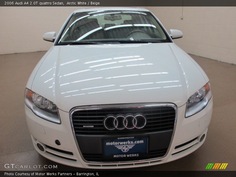 Arctic White / Beige 2006 Audi A4 2.0T quattro Sedan