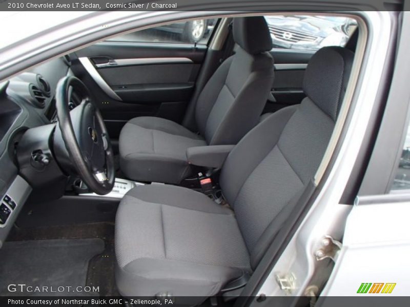 Cosmic Silver / Charcoal 2010 Chevrolet Aveo LT Sedan