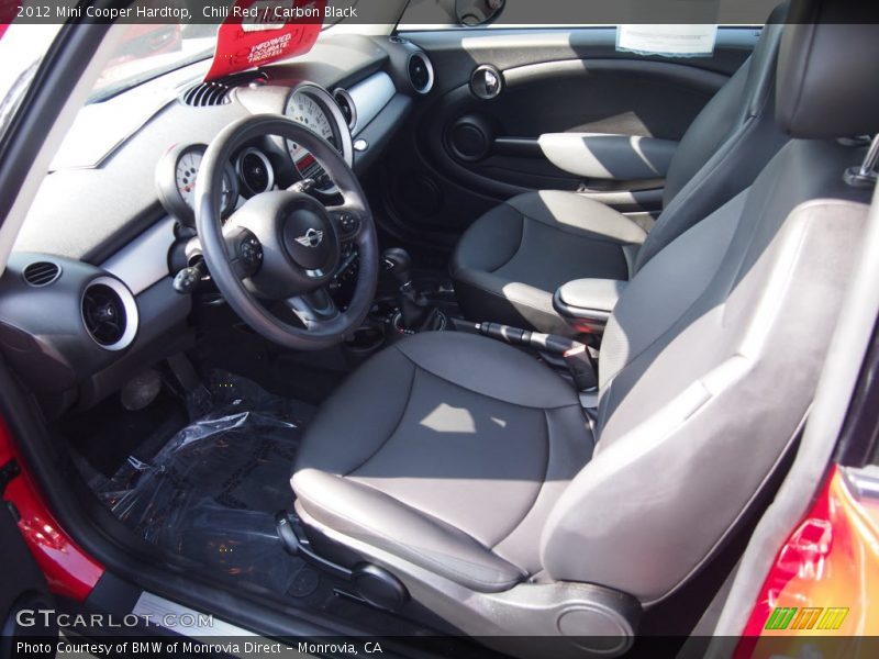 Chili Red / Carbon Black 2012 Mini Cooper Hardtop