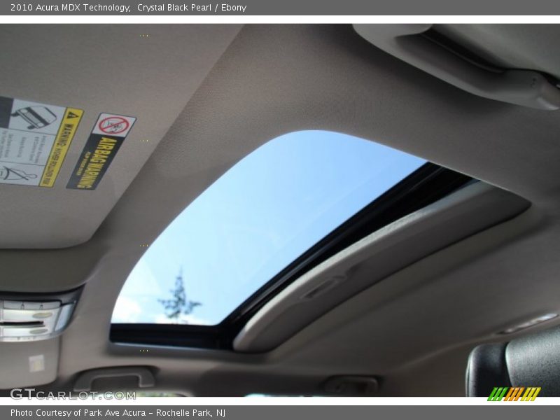 Crystal Black Pearl / Ebony 2010 Acura MDX Technology