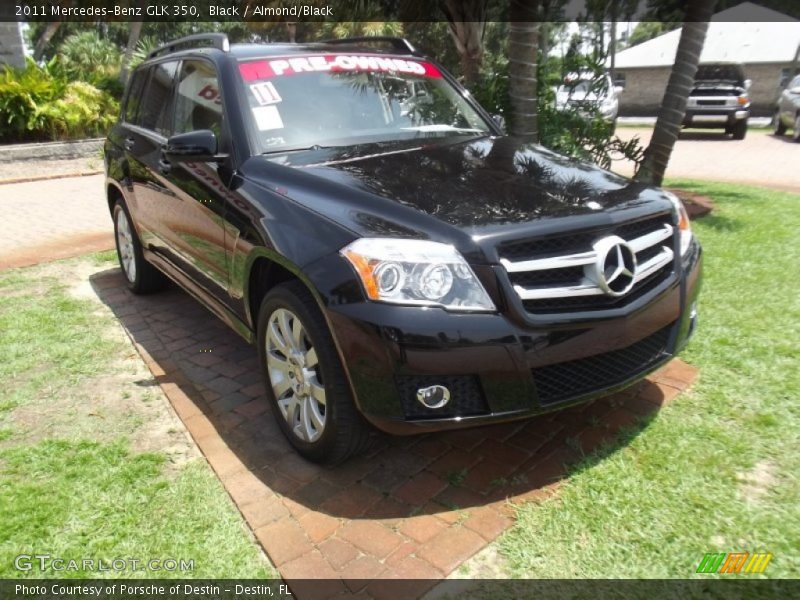 Black / Almond/Black 2011 Mercedes-Benz GLK 350