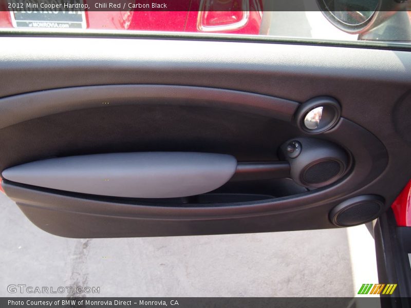 Chili Red / Carbon Black 2012 Mini Cooper Hardtop