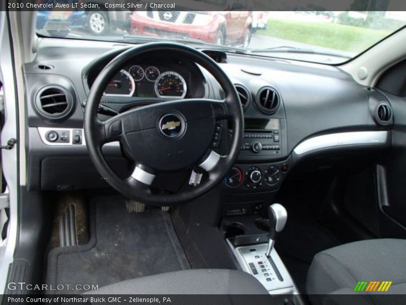 Cosmic Silver / Charcoal 2010 Chevrolet Aveo LT Sedan