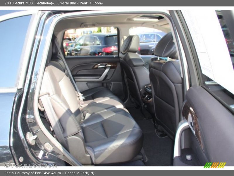 Crystal Black Pearl / Ebony 2010 Acura MDX Technology