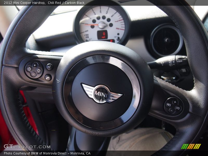 Chili Red / Carbon Black 2012 Mini Cooper Hardtop