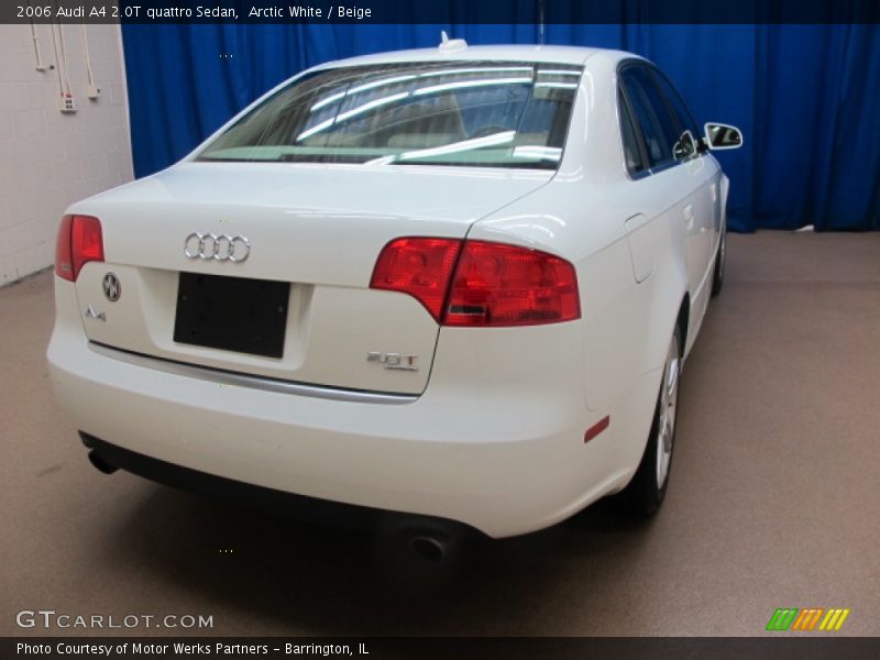 Arctic White / Beige 2006 Audi A4 2.0T quattro Sedan
