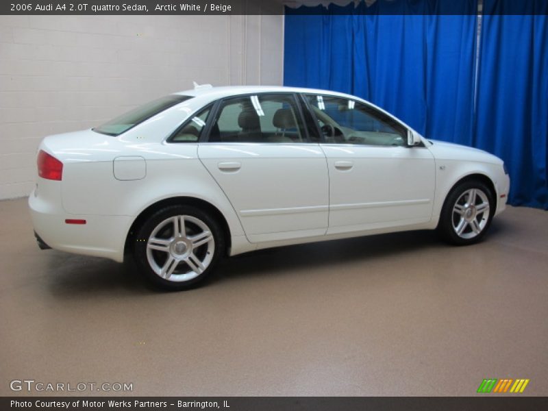 Arctic White / Beige 2006 Audi A4 2.0T quattro Sedan