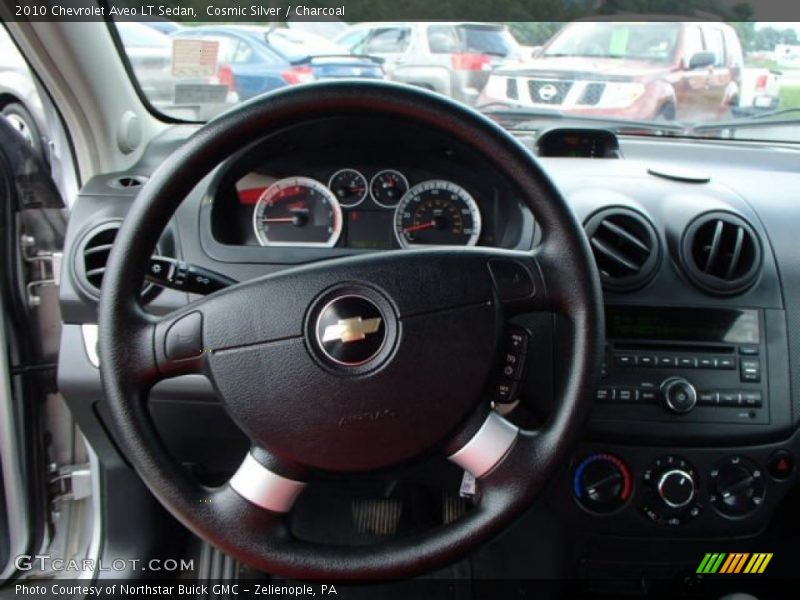 Cosmic Silver / Charcoal 2010 Chevrolet Aveo LT Sedan