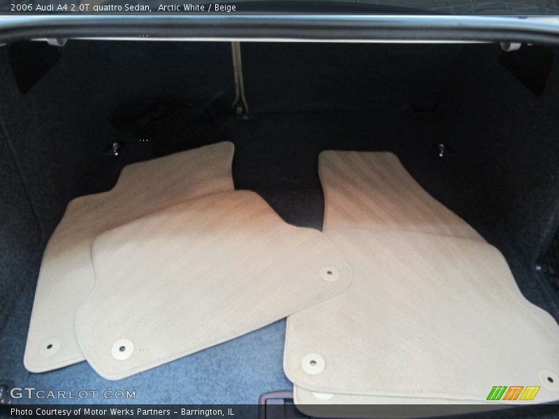 Arctic White / Beige 2006 Audi A4 2.0T quattro Sedan