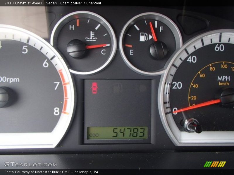 Cosmic Silver / Charcoal 2010 Chevrolet Aveo LT Sedan