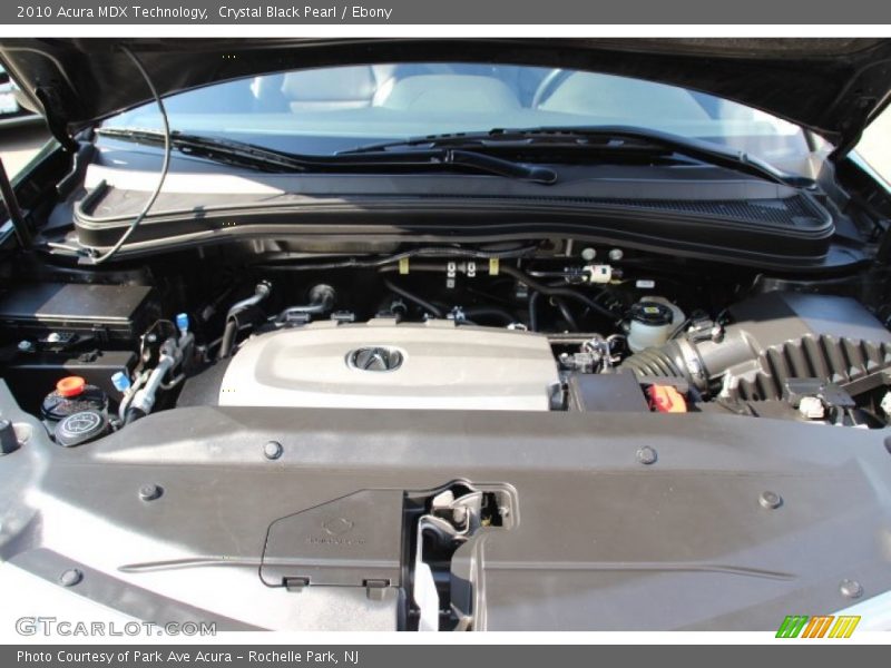 Crystal Black Pearl / Ebony 2010 Acura MDX Technology