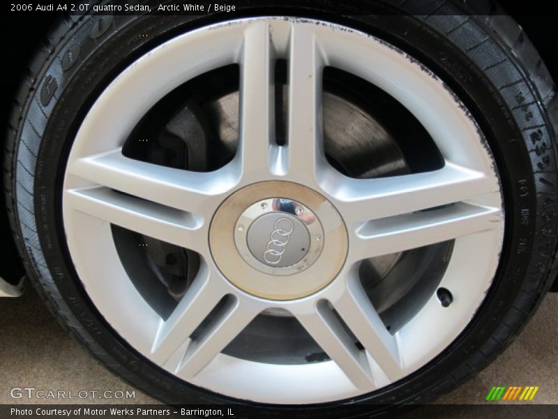 Arctic White / Beige 2006 Audi A4 2.0T quattro Sedan