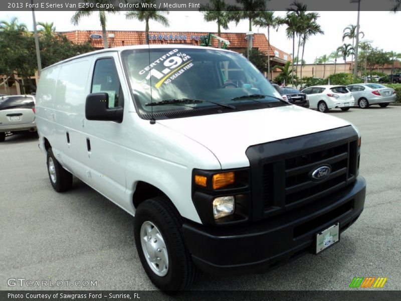 Oxford White / Medium Flint 2013 Ford E Series Van E250 Cargo
