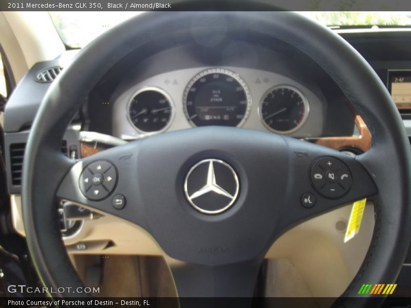 Black / Almond/Black 2011 Mercedes-Benz GLK 350