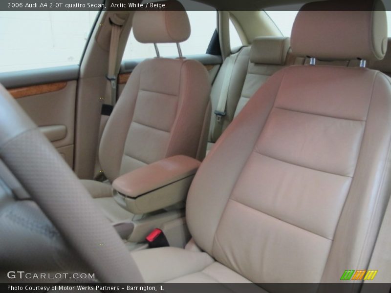 Arctic White / Beige 2006 Audi A4 2.0T quattro Sedan