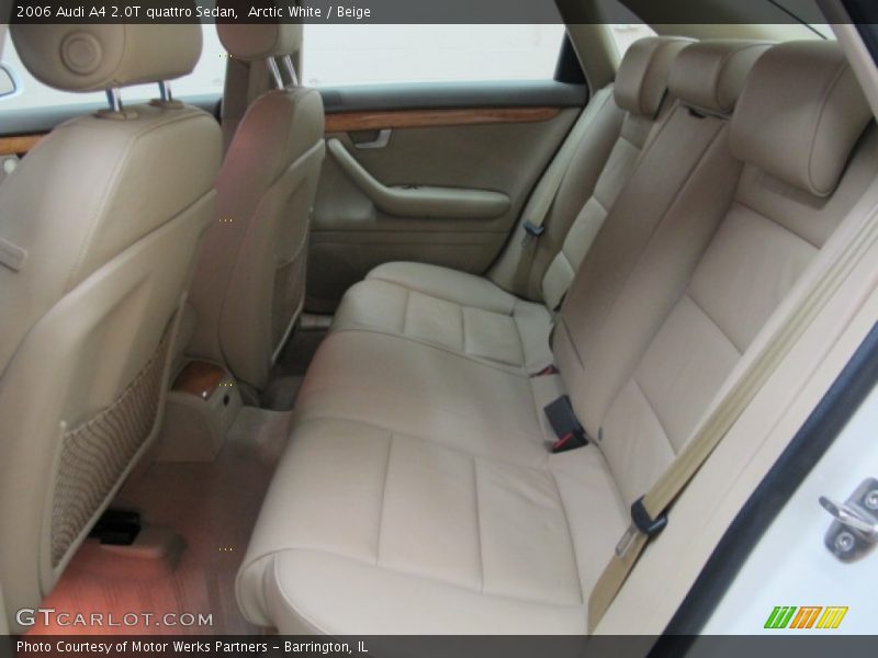 Arctic White / Beige 2006 Audi A4 2.0T quattro Sedan