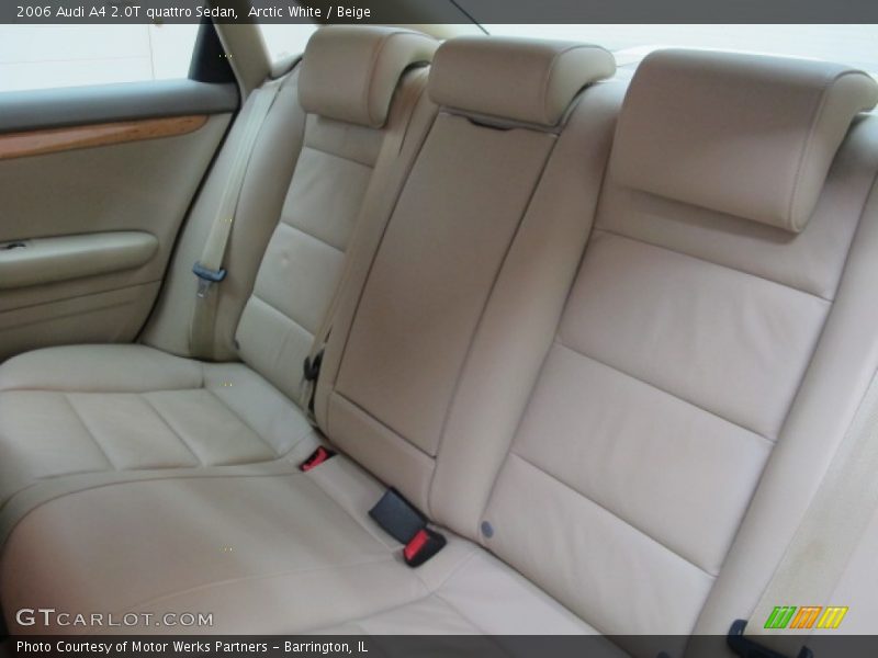Arctic White / Beige 2006 Audi A4 2.0T quattro Sedan