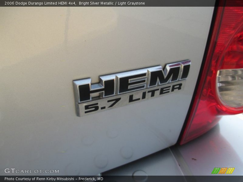 Bright Silver Metallic / Light Graystone 2006 Dodge Durango Limited HEMI 4x4