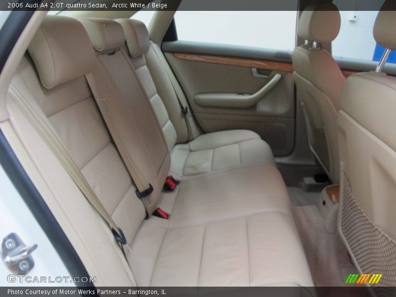 Arctic White / Beige 2006 Audi A4 2.0T quattro Sedan