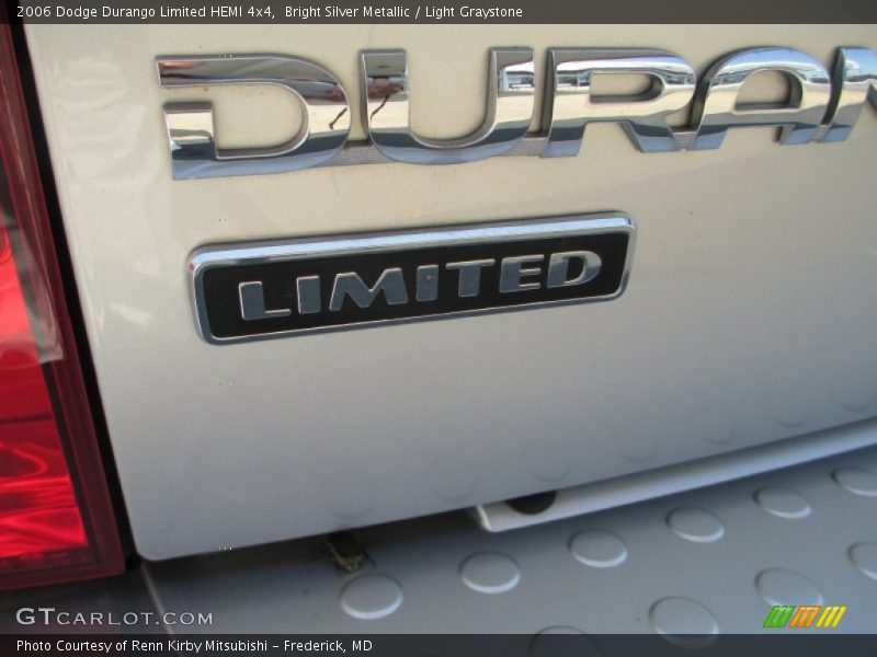 Bright Silver Metallic / Light Graystone 2006 Dodge Durango Limited HEMI 4x4