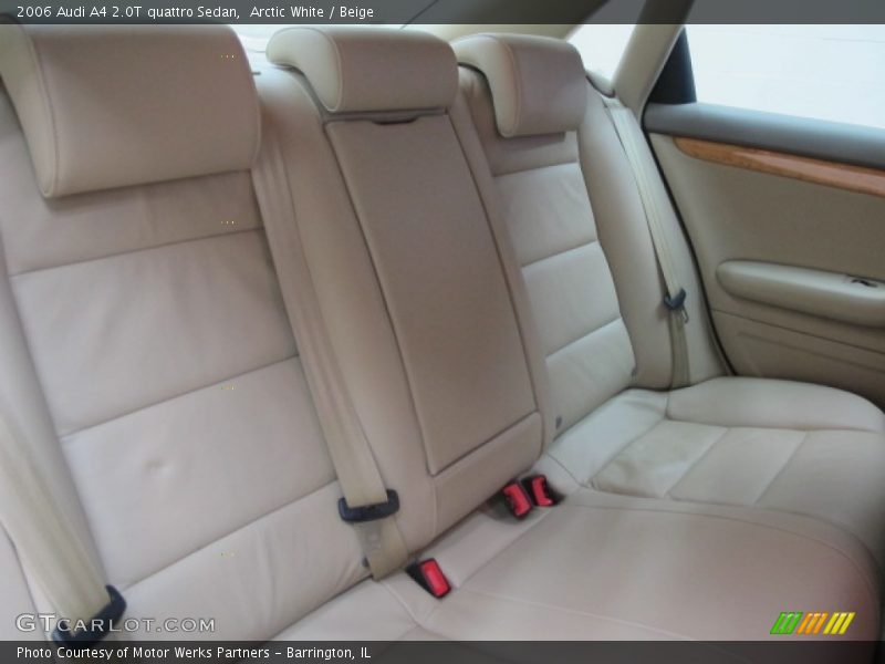 Arctic White / Beige 2006 Audi A4 2.0T quattro Sedan