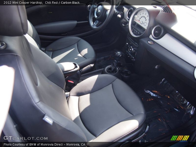 Chili Red / Carbon Black 2012 Mini Cooper Hardtop