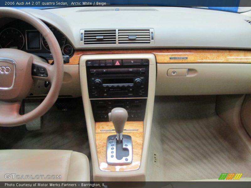 Arctic White / Beige 2006 Audi A4 2.0T quattro Sedan