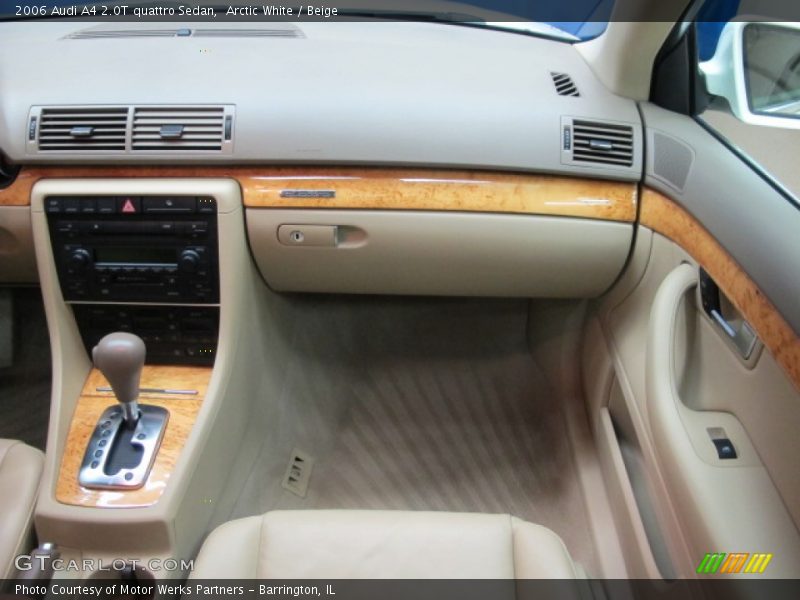 Arctic White / Beige 2006 Audi A4 2.0T quattro Sedan