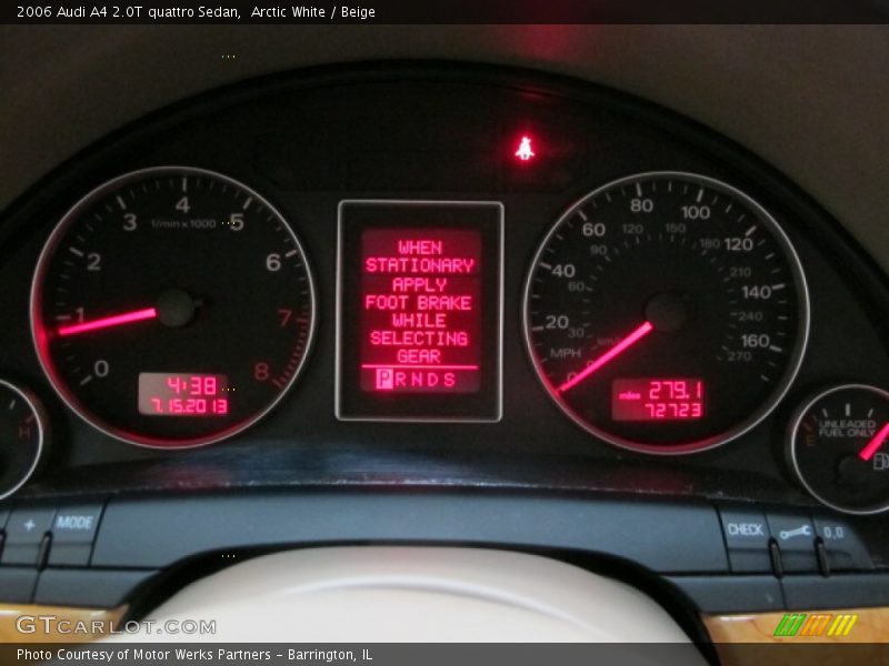 Arctic White / Beige 2006 Audi A4 2.0T quattro Sedan