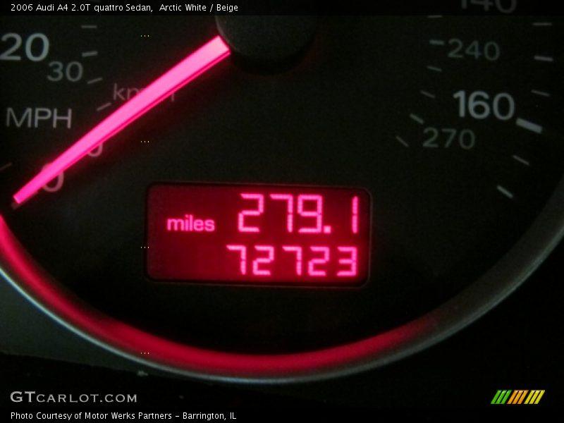 Arctic White / Beige 2006 Audi A4 2.0T quattro Sedan