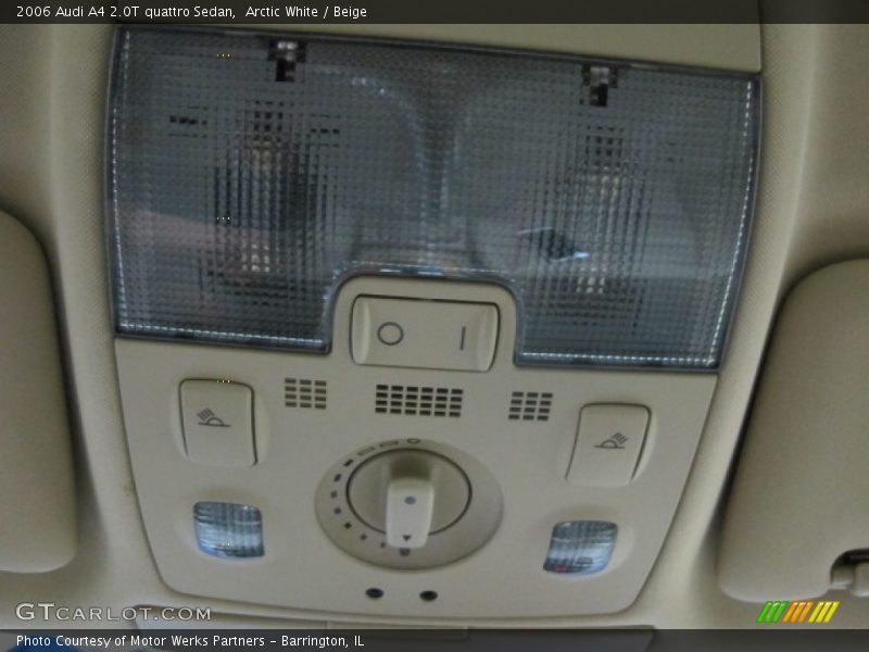 Arctic White / Beige 2006 Audi A4 2.0T quattro Sedan