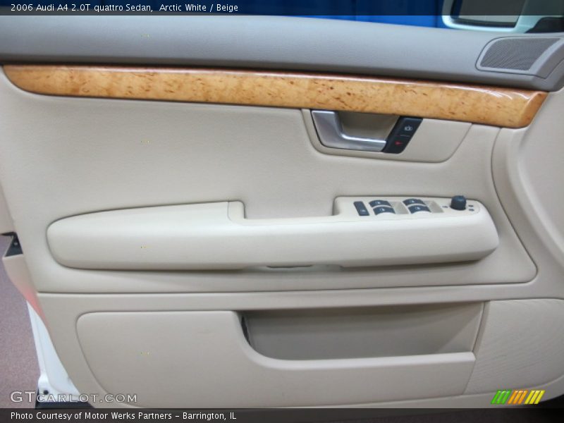 Arctic White / Beige 2006 Audi A4 2.0T quattro Sedan