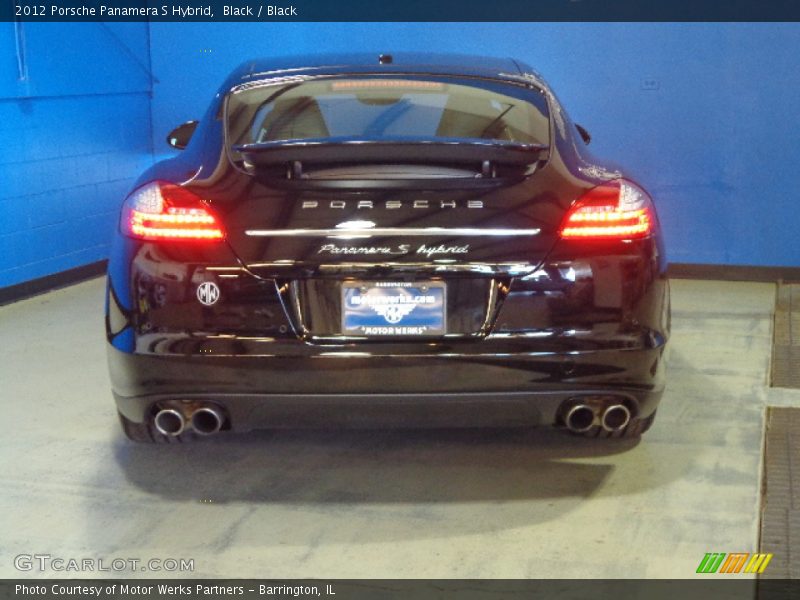 Black / Black 2012 Porsche Panamera S Hybrid